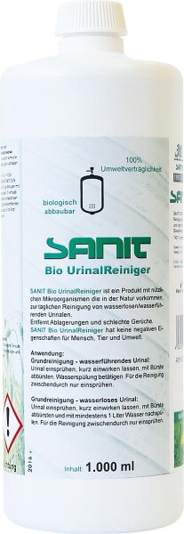 SANIT BIO UrinalReiniger 1,000ml Flasche