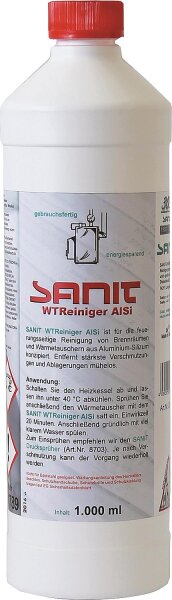 SANIT WT-Reiniger AlSi 1.000ml Flasche