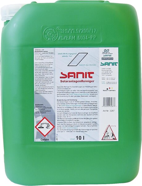 SANIT SolaranlagenReiniger 10 L Kanister