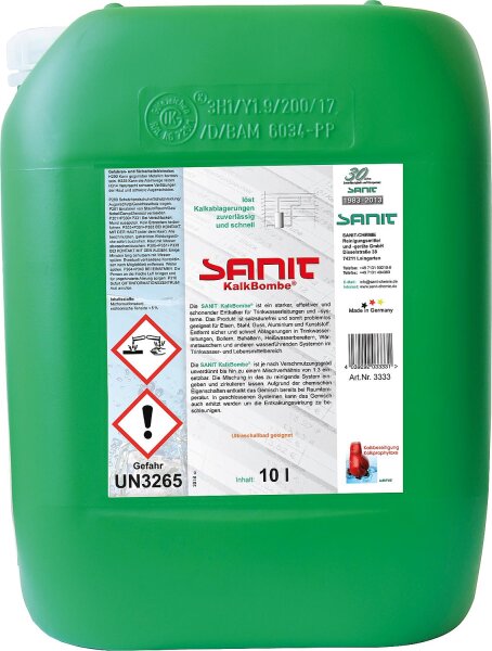 SANIT KalkBombe 10l Kanister