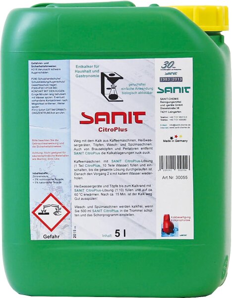 Entkalker SANIT-CHEMIE CitroPlus 5l Kanister