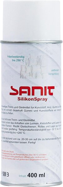 SilikonSpray (R 290) SANIT 400ml Sprühdose