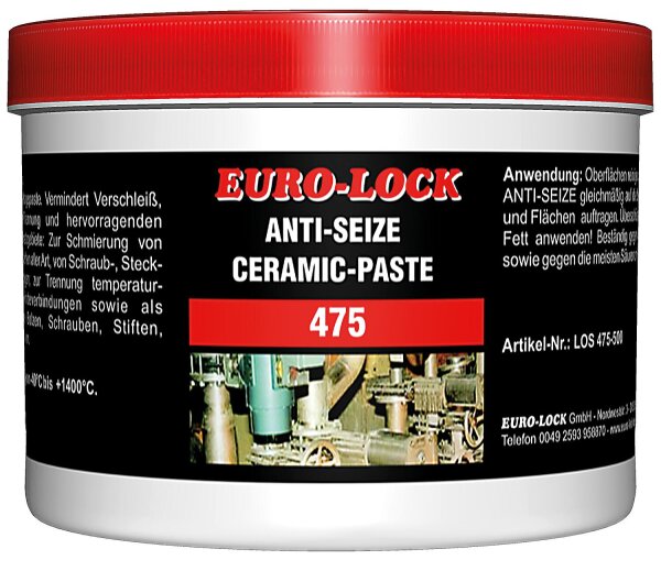 Anti-Seize-Keramic-Paste EURO-LOCK LOS 475, 500g Dose