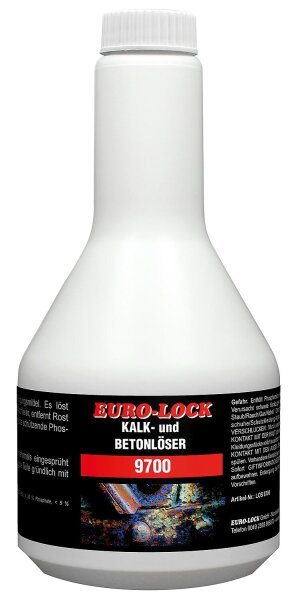 Kalk- und Betonlöser EURO-LOCK LOS 9700 500ml