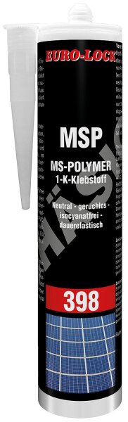 Kleb und Dicht MS Polymer EURO-LOCK LOS 398 transparent 290ml Kartusche