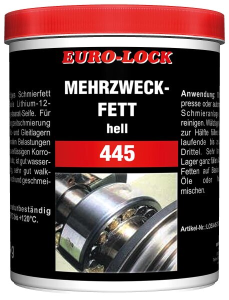 Mehrzweckfett hellbraun EURO-LOCK LOS 445, 750g Dose