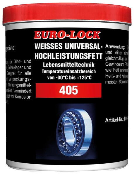 Weißes Universal-Hochleistungsfett, EURO-LOCK LOS 405 1l Dose
