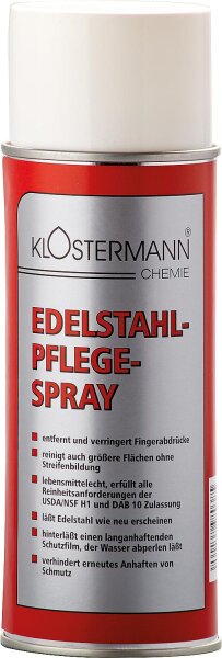 Edelstahlpflege-Spray KLOSTERMANN 400ml Sprühdose