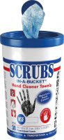 Handreinigungstücher SCRUBS, Behälter mit 30...