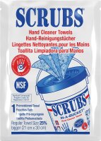 Handreinigungstuch SCRUBS, Sachet mit 1 Tuch
