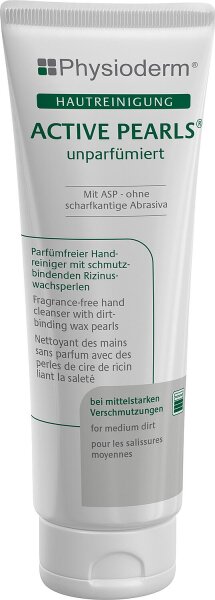 Handreiniger PHYSIODERM Active Pearls unparfümiert 250ml Tube