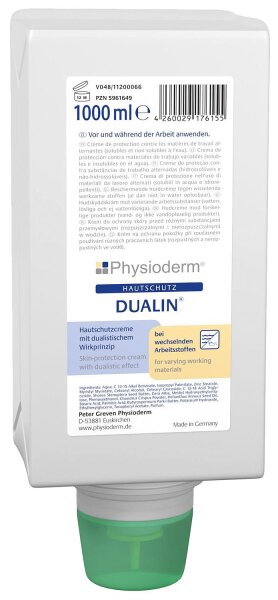Handschutzcreme Physioderm Dualin 1l Varioflasche