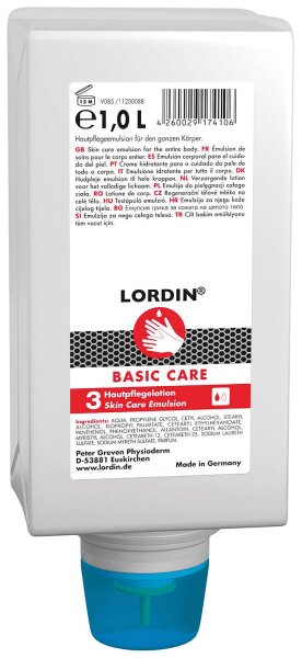Pflegecreme LORDIN Basic Care 1l Varioflasche