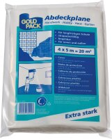 Abdeckplane aus Recycling-LDPE 4 x 5 Meter, 20 qm, VPE 1...