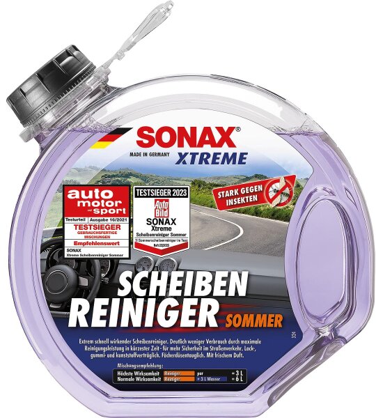 Sommerscheibenreiniger SONAX XTREME gebrauchsfertig 3l Rundflasche