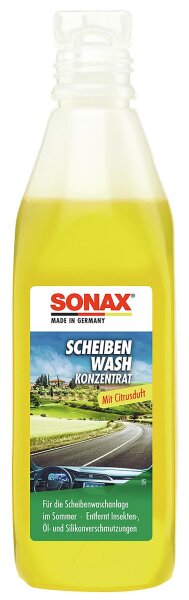 Sommerscheibenreiniger SONAX Konzentrat 1:10 Citrus 250ml Flasche