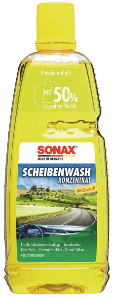 Sommerscheibenreiniger SONAX Konzentrat 1:10 Citrus 1l Flasche