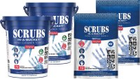 Handreinigungstücher SCRUBS Set, 2xScrubs 72 Eimer,...