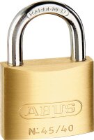 ABUS Messing-Zylinderschloss 45/20 Triples SB,...