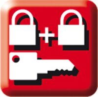 ABUS Messing-Zylinderschloss 45/40 Triples SB, Größe 40 mm = 3 St. gleichschließend