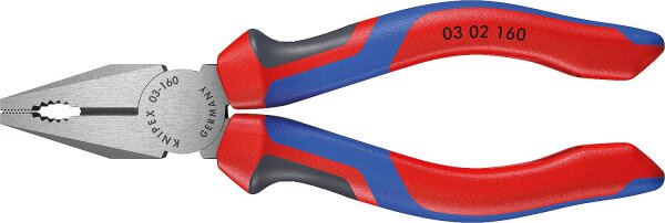 Kombizange KNIPEX® poliert mit Mehrkomponenten-Griff, Länge (mm): 160