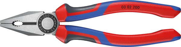 Kombizange KNIPEX® poliert mit Mehrkomponenten-Griff, Länge (mm): 200