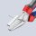 Kombizange KNIPEX® verchromt mit Mehrkomponenten-Griff, Länge (mm): 200