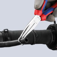 Mechanikerzange verchromt Mehrkomponenten-Griffhüllen Zündkerzensteckerzange Länge200