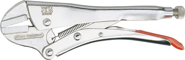 Gripzange vernickelt gerade Backen Länge 225mm