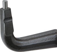 Präzisions-Sicherungsringzange grau rutschhemmendem Kunststoff überzogen L=225mm 40-100mm gerade Spitzen