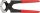 Kneifzange KNIPEX brüniert, Kunststoff-Griffhüllen, Länge (mm): 210