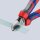 Seitenschneider KNIPEX® poliert mit Mehrkomponenten-Griff, Länge 160mm mit Facette