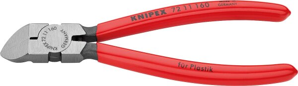 Kunststoff-Seitenschneider poliert Kunststoff überzogen Länge 160mm 45°gewinkelte Schneiden