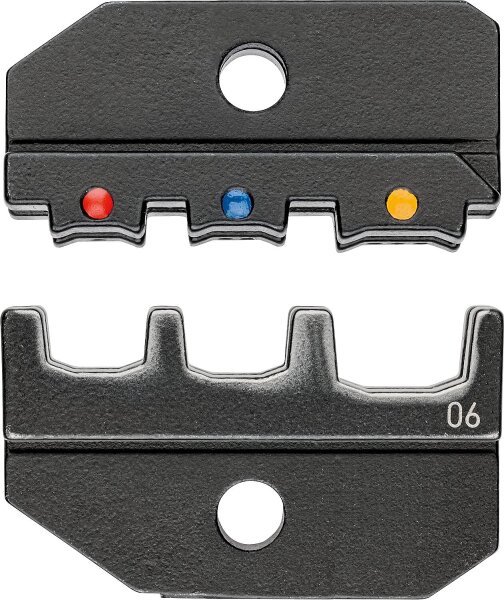 Crimpeinsatz für KNIPEX Crimp-Systemzange, isolierte Kabelschuhe & Steckverbinder 0,5 - 6,0 mm²