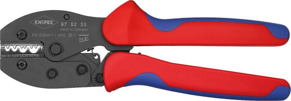Crimpzange PreciForce verwendbar für unisolierte Kabelschuhe Länge 220mm 0,5-10,0mm²