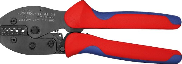 Crimpzange PreciForce verwendbar für Aderendhülsen Länge 220mm 0,25-6,0mm²