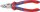 Aderendhülsenzange KNIPEX® poliert mit Mehrkomponenten-Griff, Länge 180mm