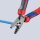 Aderendhülsenzange KNIPEX® poliert mit Mehrkomponenten-Griff, Länge 180mm