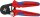 Crimp-Sortiment KNIPEX für Aderendhülsen, 1251-teilig
