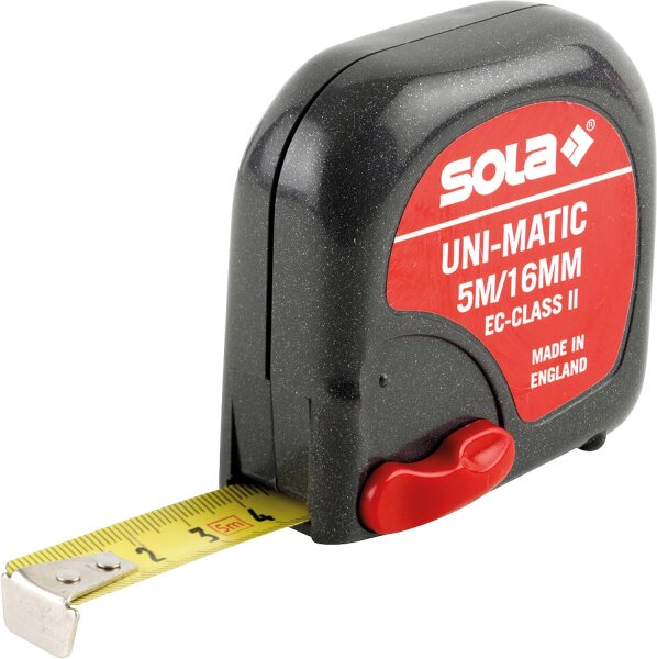 Rollbandmaß Sola UNI-MATIC UM3, Klasse 2, 3 m