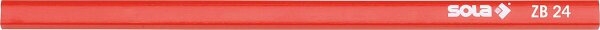 Bleistift rot aus Lindenholz Modell ZB 24cm Graphitmine HB