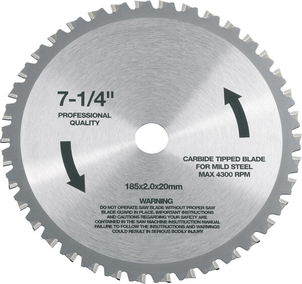 HM-Sägeblatt für Metall-Handkreissäge CSM 4060 185x20mm