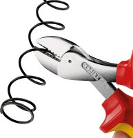 X-Cut Kompakt-Seitenschneider Knipex X-Cut, VDE, isoliert Länge: 160mm, verchromt