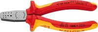 Crimpzange Knipex VDE isoliert, Länge: 145mm 0,25 -...