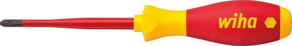 VDE-PlusMinus Pozidriv/Schlitz-Schraubendreher wiha 3281 SoftFinish® electric slimFix, SL/PZ1 x 80 mm