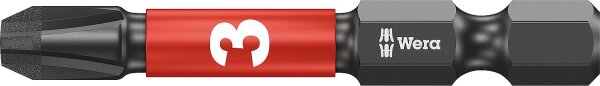 Kraftschrauber Phillips-Bit Wera 851/4 IMP DC PH DIY Impaktor mit 1/4"-Antrieb, diamantbeschichtet, PH3 x 50 mm VPE = 5 Stück