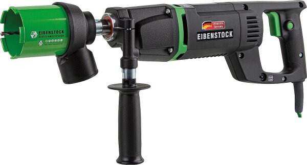 Diamant-Trocken-Kernbohrmaschine EIBENSTOCK EHD 1500, 1500 W inkl. Transportkoffer und Ø82mm Dosensenker