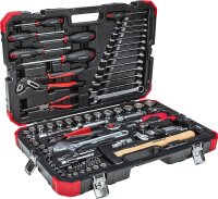 Steckschlüssel-Satz GEDORE red R46003100, 100-teilig 1/4" und 1/2"