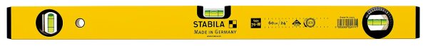 Wasserwaage Stabila Type 70W, 60cm, mit drehbarer Winkel-Libelle