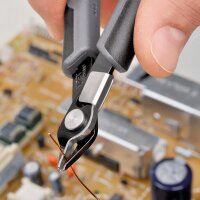 Seitenschneider KNIPEX Super Knips XL ESD Zange brüniert, Länge 140 mm